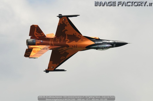 2009-06-26 Zeltweg Airpower 1344 General Dynamics F-16 Fighting Falcon - Dutch Air Force